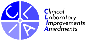 CLIA, Clinical Laboratory Improvement Amendments mark